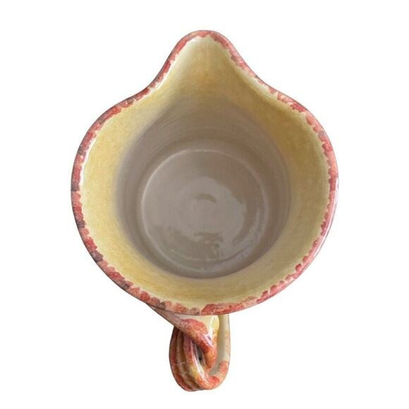 Italica Ars Hand Painted Landscape 6.5” Tall Pitcher - Picture 5 of 7